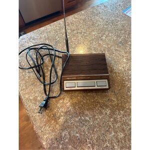 Vintage realistic weather radio alert III